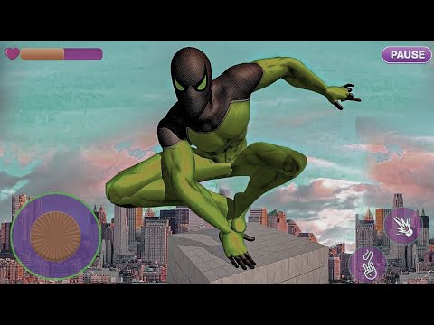 Flying Super Rope Hero 3D - Miami Crime Fighting | Android GamePlay