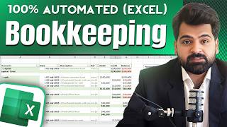 100% Automated Bookkeeping in Excel | Complete Accounting System
