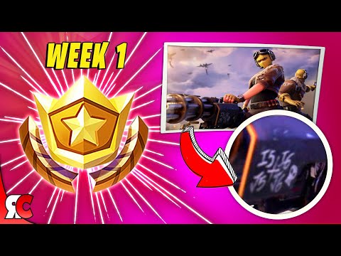 Secret SEASON 9 Week 1 Battlestar Location + Loading Screen (Fortnite Battlestars and Banners)