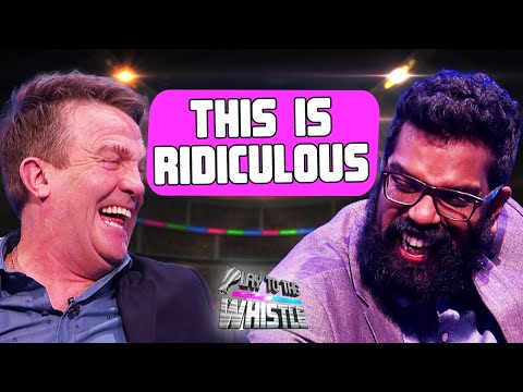 INSANE game leaves Bradley Walsh and Romesh in STITCHES | Play To The Whistle