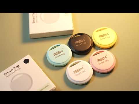 Смарт брелок Bluetooth GPS-трекер бренда RSH Smart Tag для телефонов Android, совместимый с приложением Google Find Hub Blue - фото 1 - id-p2794417844