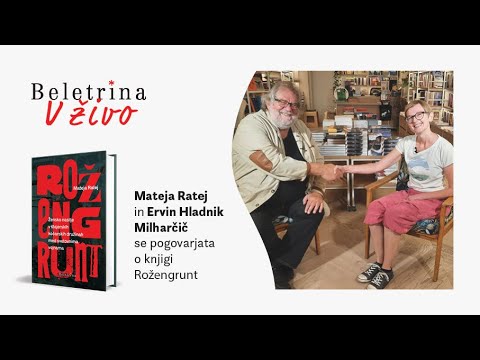 Naslovnica: Beletrina v živo: Mateja Ratej: Rožengrunt