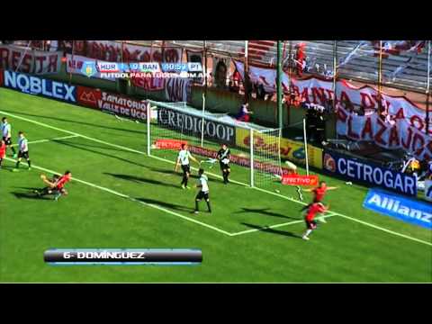 Gol de Domínguez.Huracán 2 Banfield 0.Fecha 37.Torneo Primera B Nacional.FPT