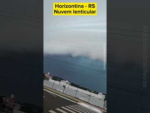 #Horizontina #RS #NuvemLenticular #cidadesbrasileiras #shorts