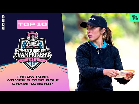 Top 10 FPO Shots from the 2025 Throw Pink | Jomez Disc Golf