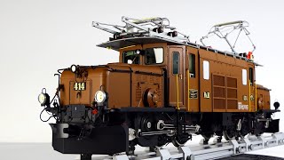 Unboxing Rhätisches Krokodil LGB 26600 Spur G RhB 414 Ge 6/6 I Modellbahn-E-Lok in 1:22,5