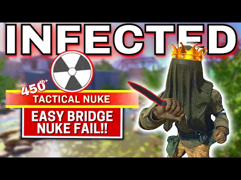 EASY INFECTED BRIDGE NUKE FAIL!! + GOT CARRIED FOR A NUKE BY STREAM SNIPERS?? | Call of Duty MW