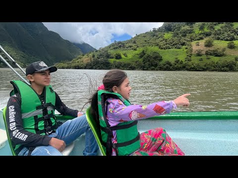 Llegamos a la represa de chivor en Boyaca 
