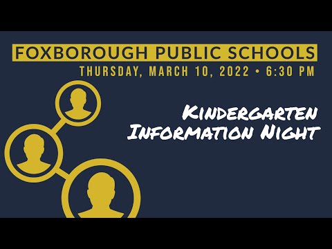 Thumbnail for Kindergarten Information Night 3/10/22
