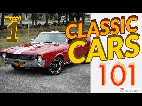 Classic Cars 101 - #1 - Carburetor basic adjustment / idle speed, easy simple for low idle, RPMs