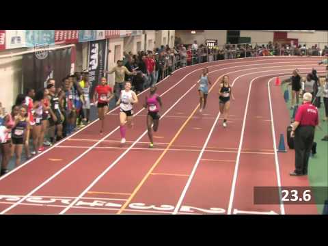 Girls 200m EE Heat 9 - New Balance Nationals Indoor 2013