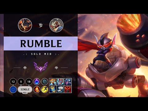 Rumble Mid vs Corki - EUW Master Patch 14.10