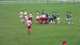 preview picture of video 'U15 RUGBYS 94 UBM vs ES VITRY SUR SEINE 06-10-2012 1ère MT'