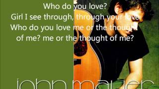 john mayer - i don&#39;t trust myself