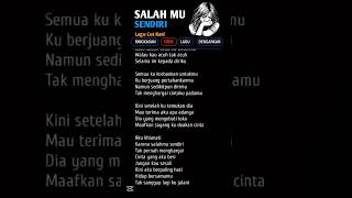 Download lagu Lirik lagu salahmu sendiri mp3