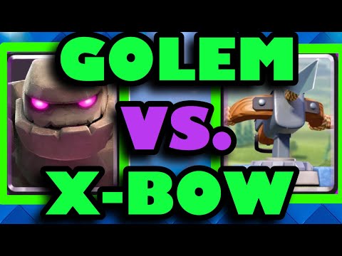How To Beat X-Bow Using Golem Deck | Nasty Lightning Set Up To Win The Game | (Clash Royale)