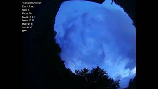 All sky camera capture from Teliucu Superior, Romania 2025-08-16