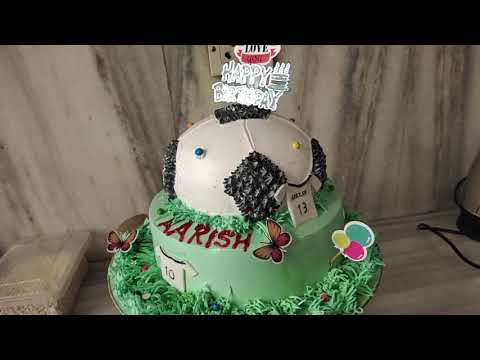 football Cake | no fondent