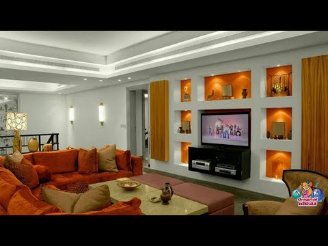 25 Orange and White Living Room Design Ideas