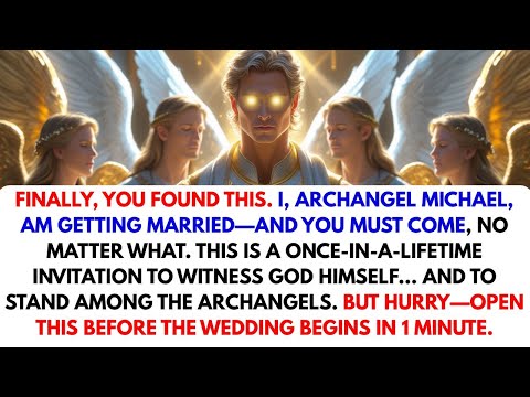 💍 Michael Is Getting Married—You’re Invited to Stand with God & the Archangels. 1 Minute Left