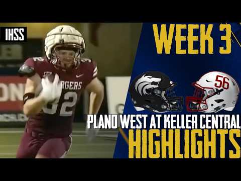 Spencer Martin Rushes for 225 Yards as Keller Central Tops Plano West 26-17