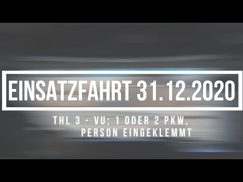 Einsatzfahrt 2020 Feuerwehr Egmating - VU schwer