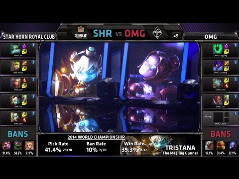 Star Horn Royal Club vs OMG | Game 1 Semi Finals S4 Worlds LOL 2014 Playoffs | SHR vs OMG G1