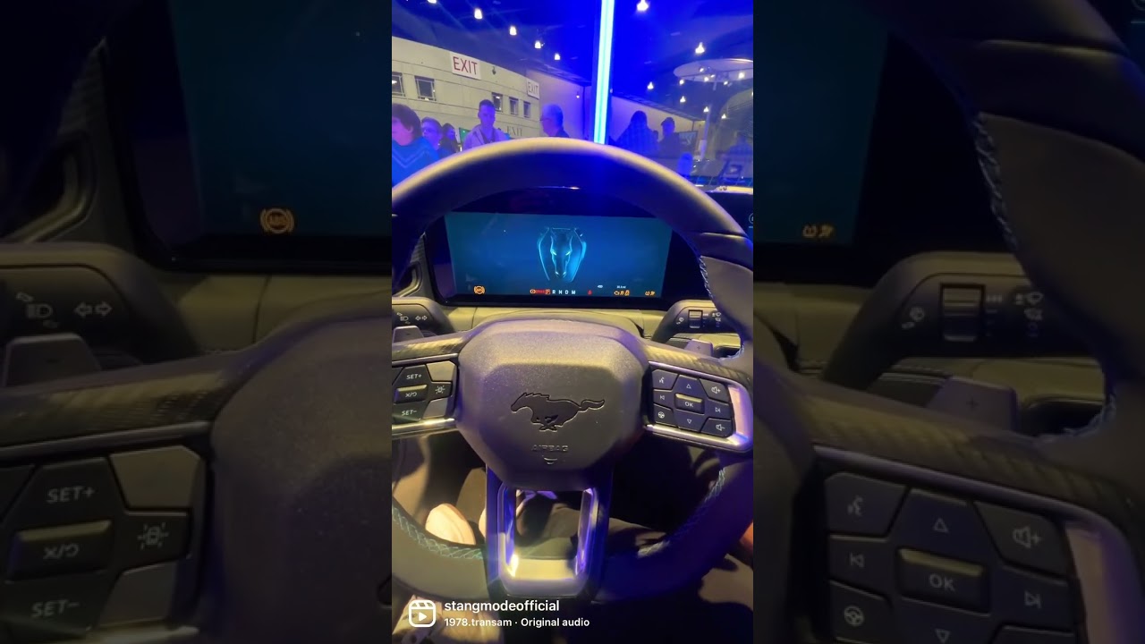 Start Up 2024 Mustang Dark Horse