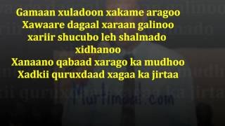 Tixda Xalaal DHalad iyo Abwan Cabdilaahi Xasan Ganey..