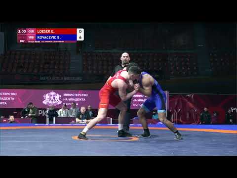 BRONZE GR - 82 kg: E. LOESER (GER) v. B. KOVACEVIC (SRB)