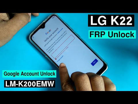 LG K22 FRP Bypass | LM-K200EMW Google Lock Bypass | LG K22 Google Lock Remove | LG K22 FRP Unlock |