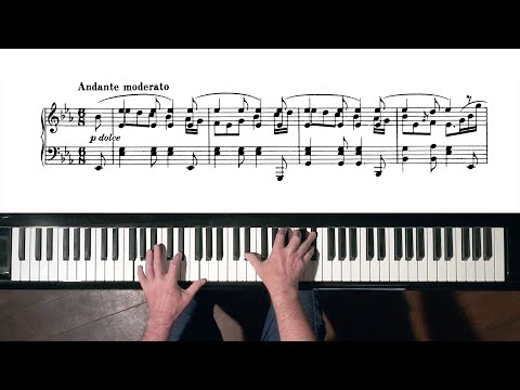 Brahms - Intermezzo Op.117, No.1 P. Barton, FEURICH piano