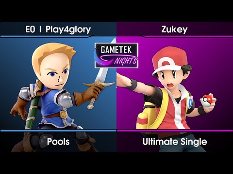 Gametek Night 2023.17 - Play4glory (Mii Swordfighter) Vs. Zukey (Pokemon Trainer) SSBU Ultimate