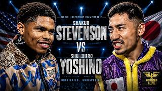 Shakur Stevenson (USA) vs Shuichiro Yoshino (Japan)｜TKO, Boxing Fight Highlights HD