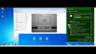 How to open Hidden files or Folders in Windows 7.