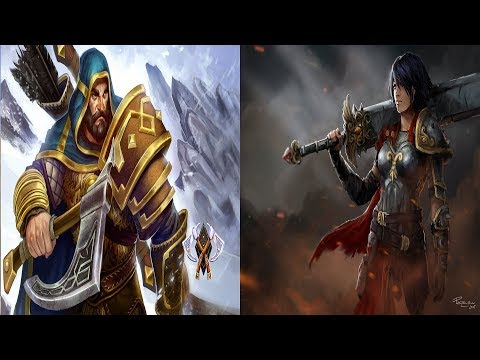 smite Bellona vs ullr still learning how to play adc custom duel part 1