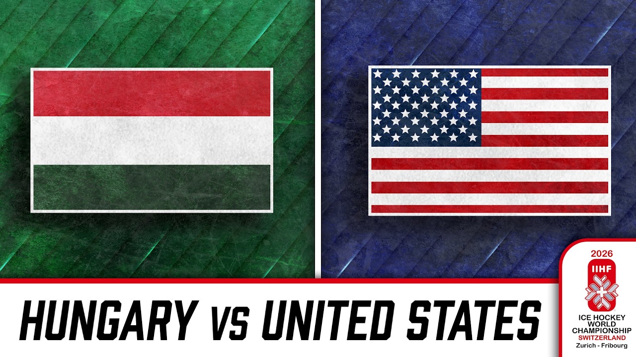Watch Hungary vs USA at the 2026 IIHF World Championship 🇭🇺🇺🇸🏒