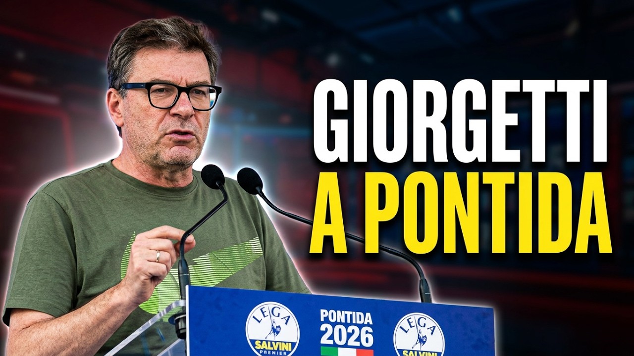 IL MINISTRO GIANCARLO GIORGETTI INTERVIENE A PONTIDA 2026