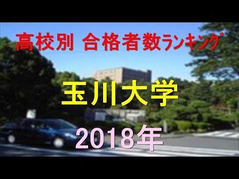 臨床検査学科 玉川大学 高校別合格者数ランキング 2018年【グラフでわかる】