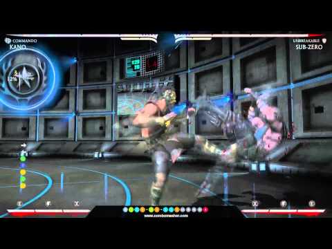 Kano Combo | Commando | MKX | Corner - No meter 37% damage