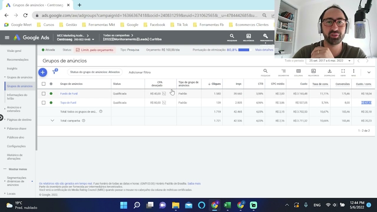 58 - Como Otimizar com CPA Desejado em Conjunto de Anúncios