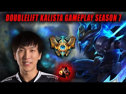 TSM Doublelift Kalista | Season 7 Kalista vs Sivir Gameplay | Patch 7.16