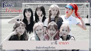 [Karaoke/Thaisub] Weki Meki (위키미키) - Petal fortune (좋아한다 안 한다) (꽃잎점)