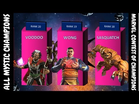 ALL 36 MYSTIC CHAMPIONS RANKED in MCOC- September 2022