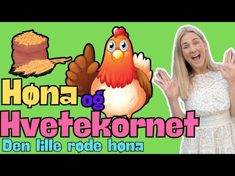 Høna og Hvetekornet | Eventyr for Barn på Norsk | Barnefortelling | Knøtteshow