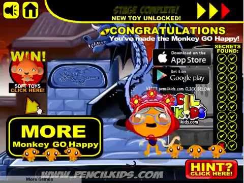 Monkey GO Happy Dragon Walkthrough