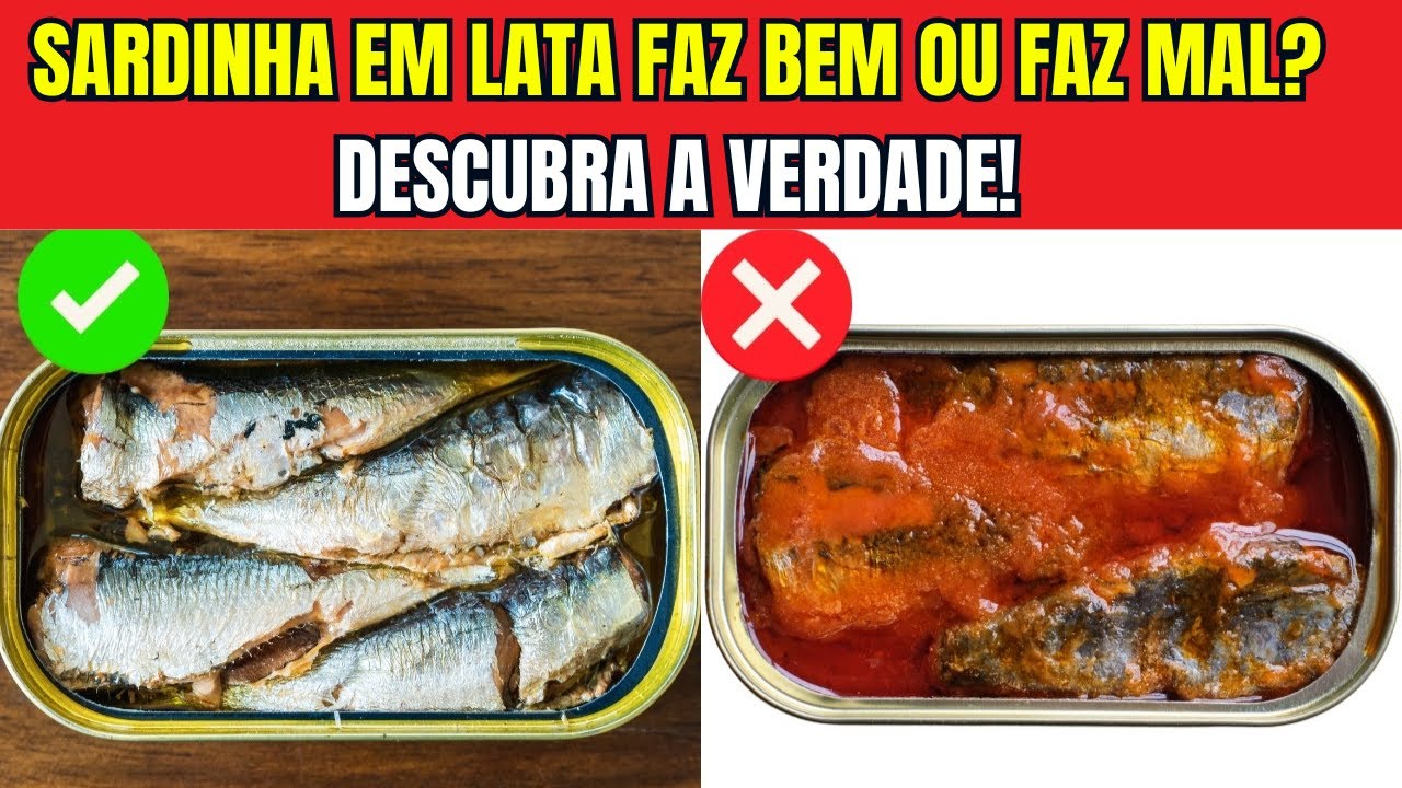 Sardinha em Lata Faz Bem ou Faz Mal? A Verdade Revelada Pela Ciência!