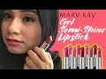 Mary Kay Gel Semi Shine Lipstick With Acha Mahfar