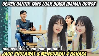 Download lagu PRANK SHOLAWAT!!TAK TERDUGA SI CANTIK BERSHALAWAT MERDU😍 mp3