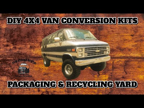 DIY 4x4 Van Conversion Kits - Packaging & Recycling Yard - The Swim Shop 4x4 Van Conversions
